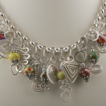 Wire and Glass Charms
